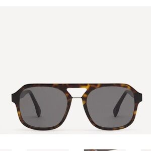 Fendi Diagonal Tortoise Sunglasses